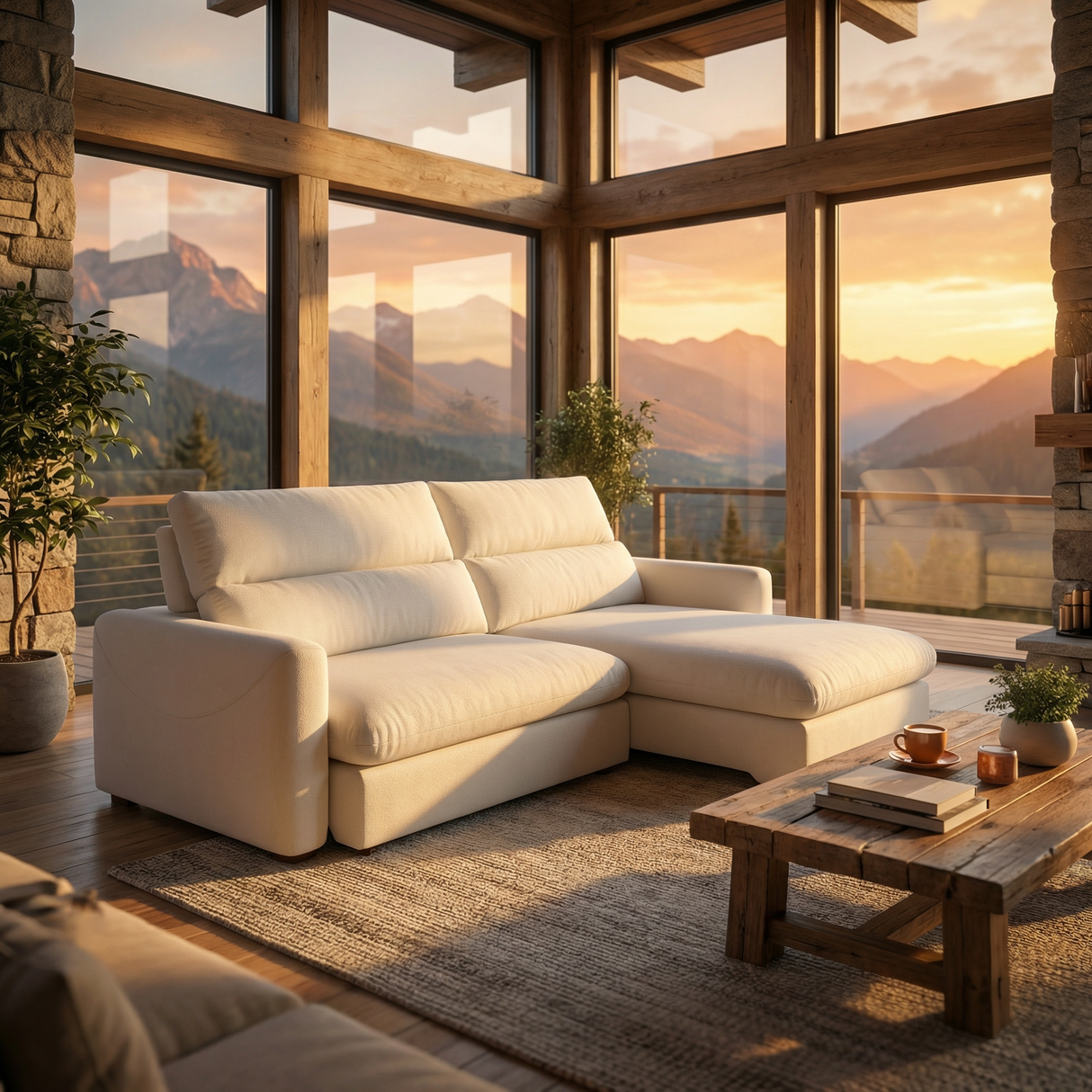 Sofá extensible y reclinable Paris