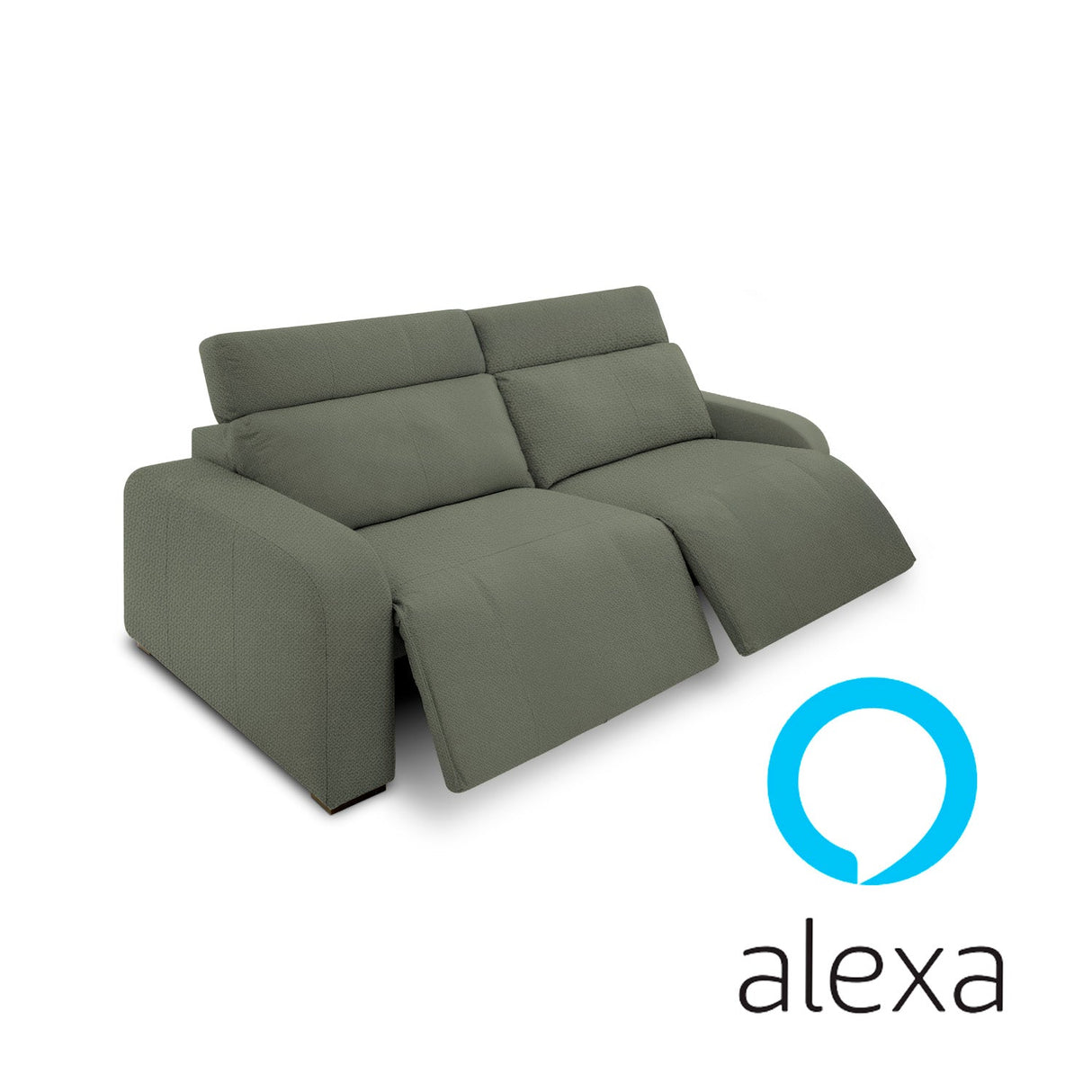 Sofá Trivor Reclinable y Extensible Di Qualita