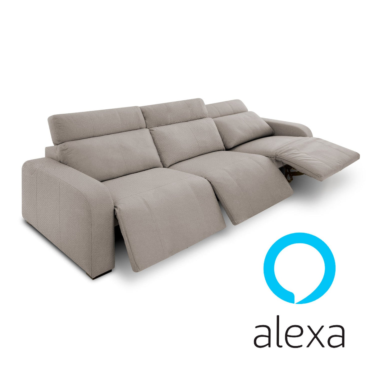 Sofá Trivor Reclinable y Extensible Di Qualita