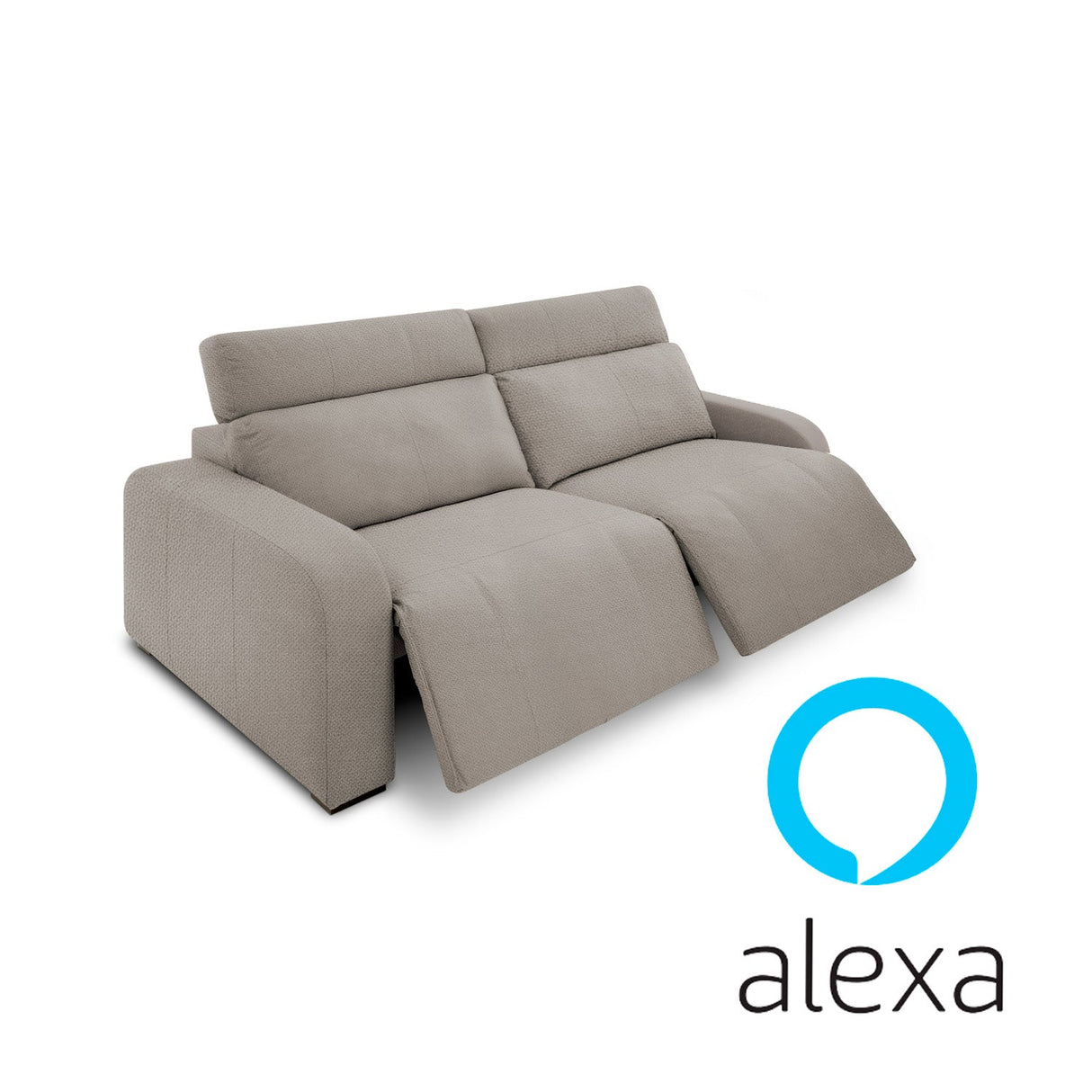 Sofá Trivor Reclinable y Extensible Di Qualita