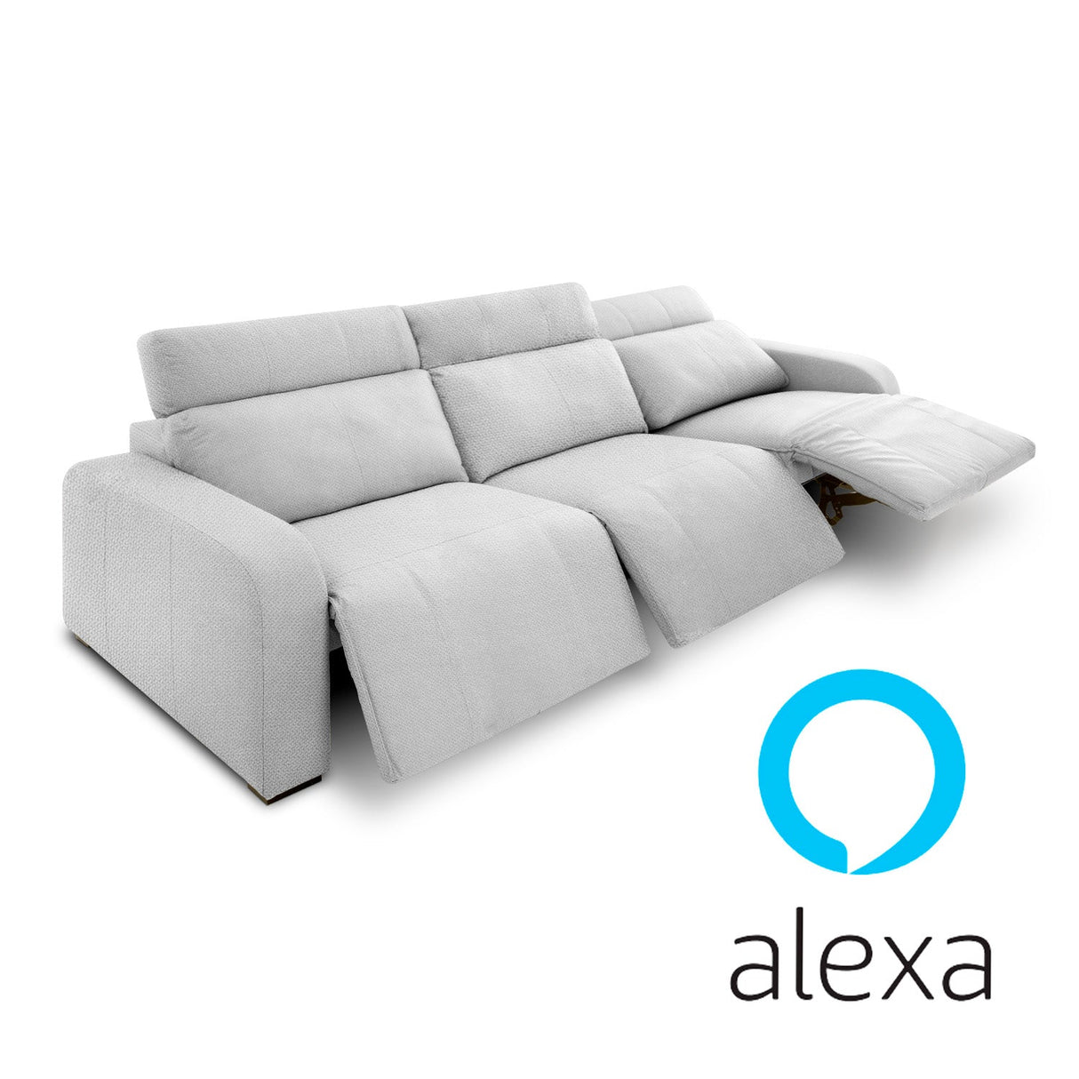 Sofá Trivor Reclinable y Extensible Di Qualita