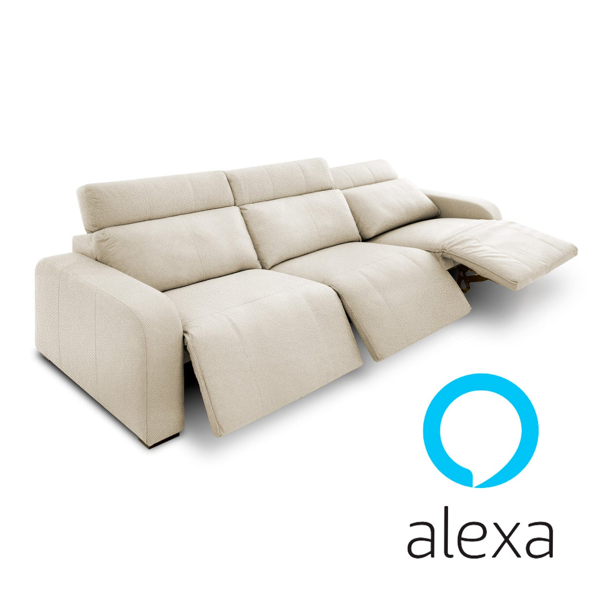 Sofá Trivor Reclinable y Extensible Di Qualita