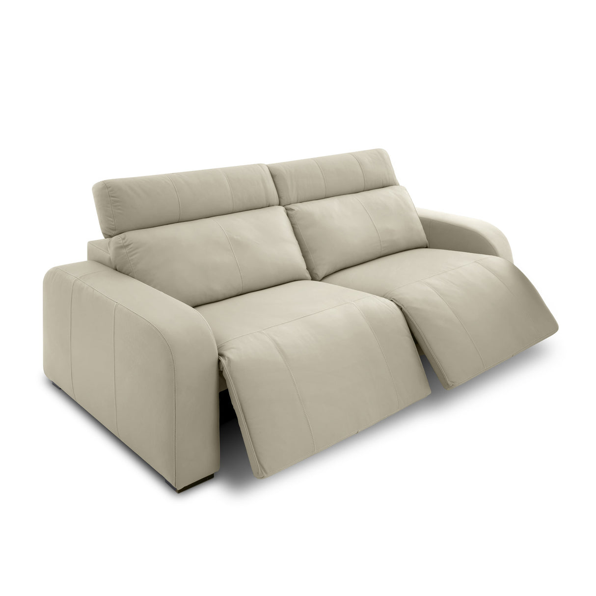 Sofá de Cuero Trivor Reclinable y Extensible