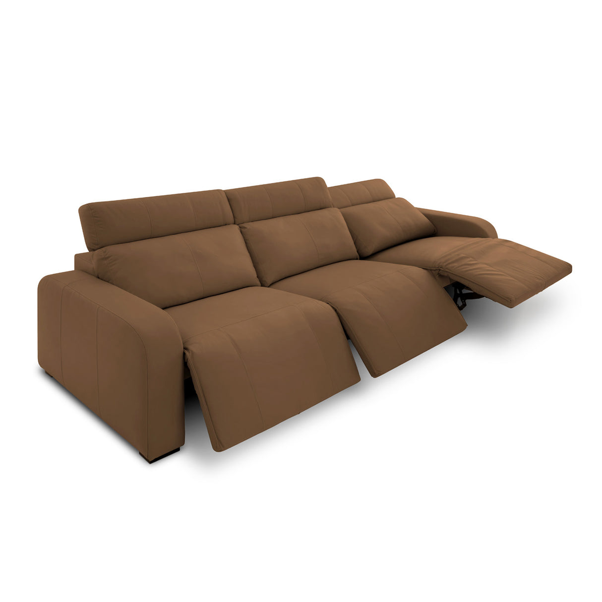 Sofá de Cuero Trivor Reclinable y Extensible