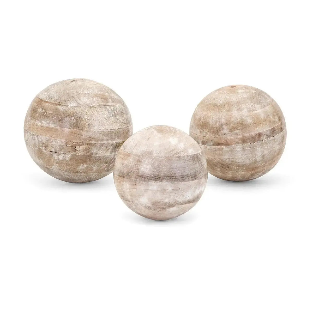 Esferas Decorativas de Madera