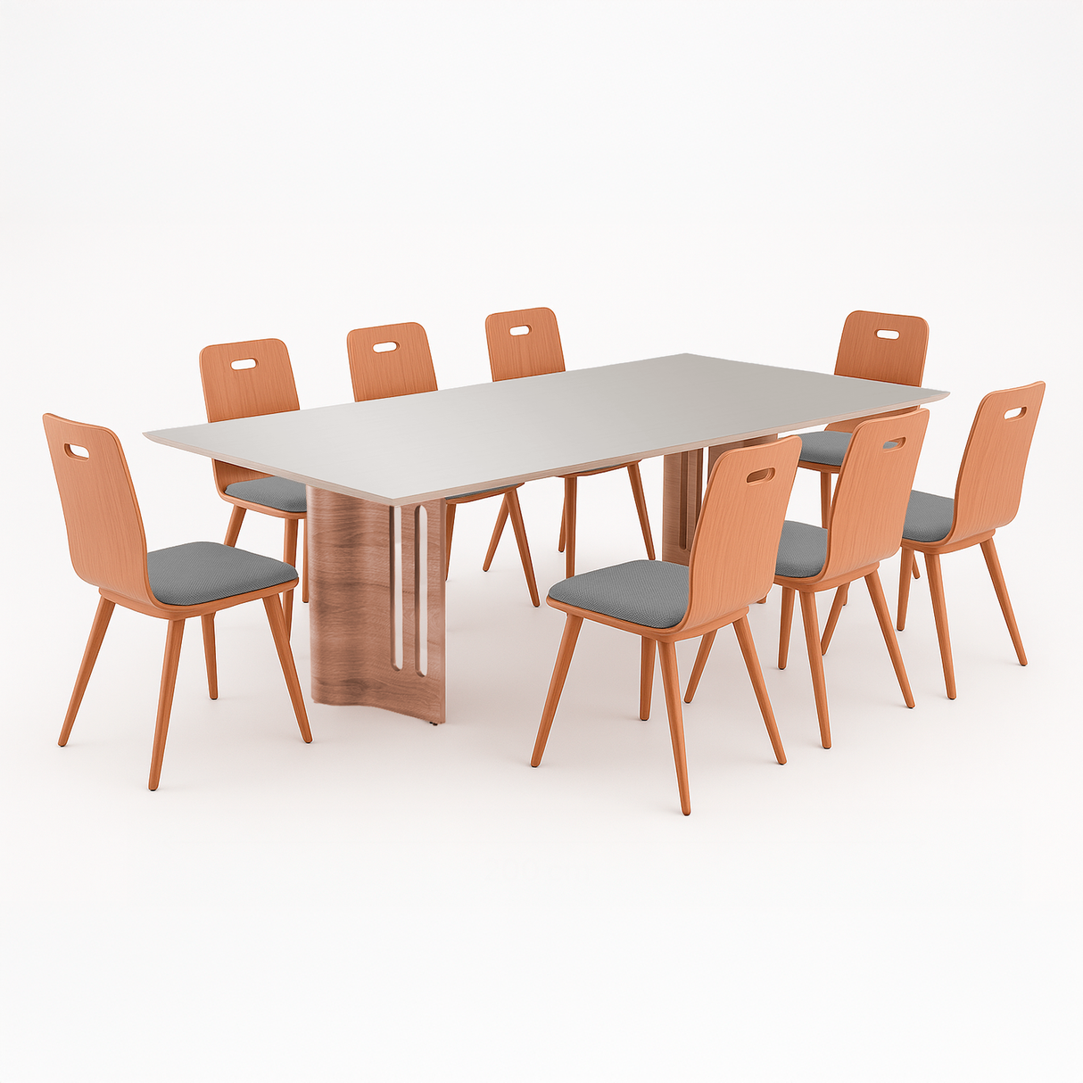 Mesa de comedor Yasmin y silla Solana