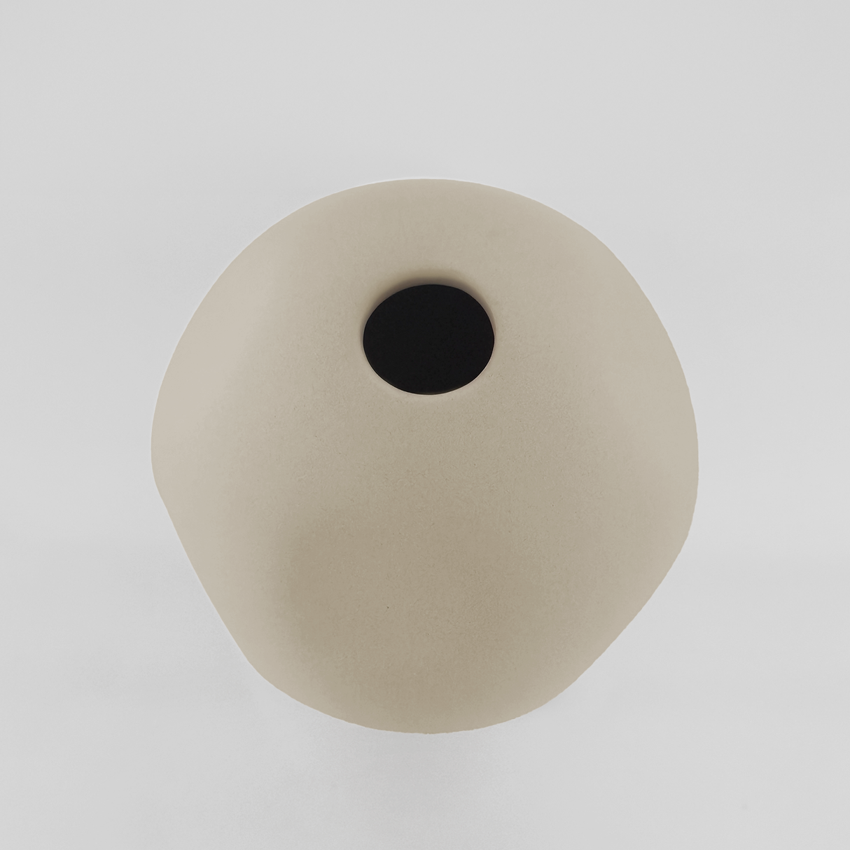 Jarrón de Cerámica Redondo Minimalista