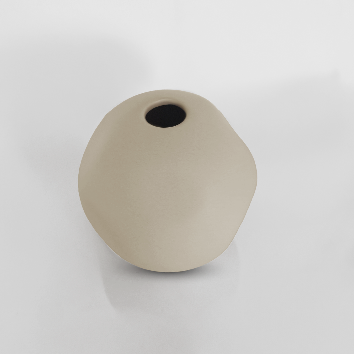 Jarrón de Cerámica Redondo Minimalista