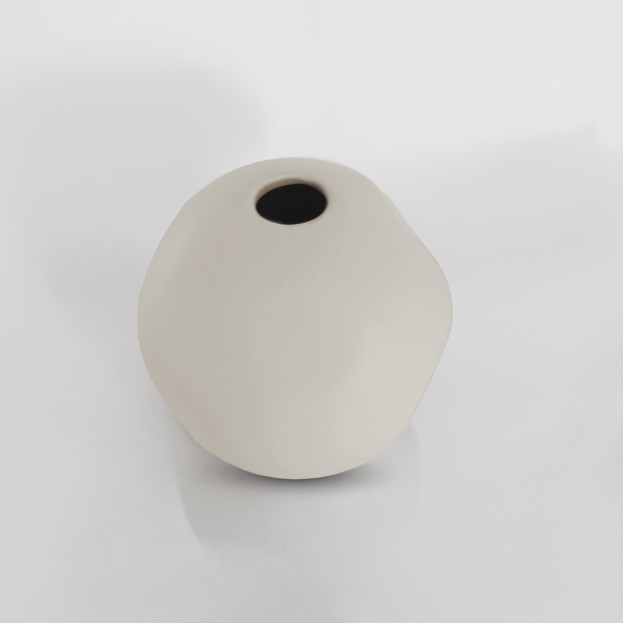 Jarrón de Cerámica Redondo Minimalista