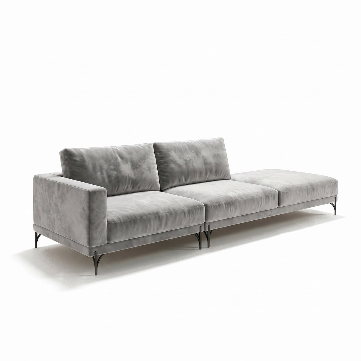 Sofá Cobble Single con Pouf