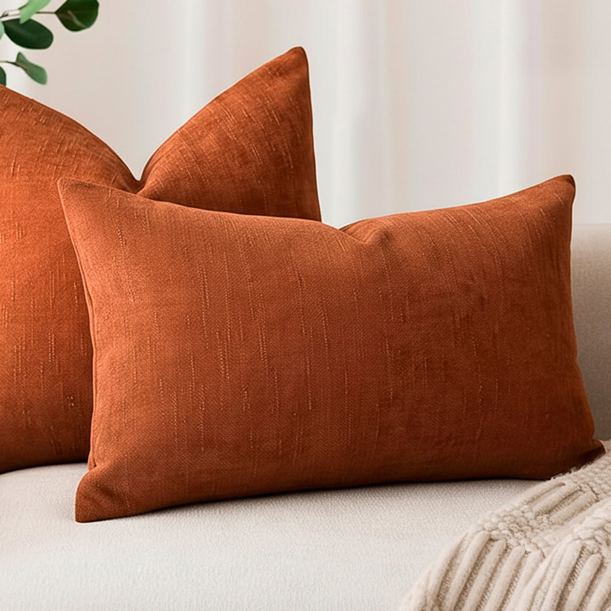 Funda de Cojín Chenilla