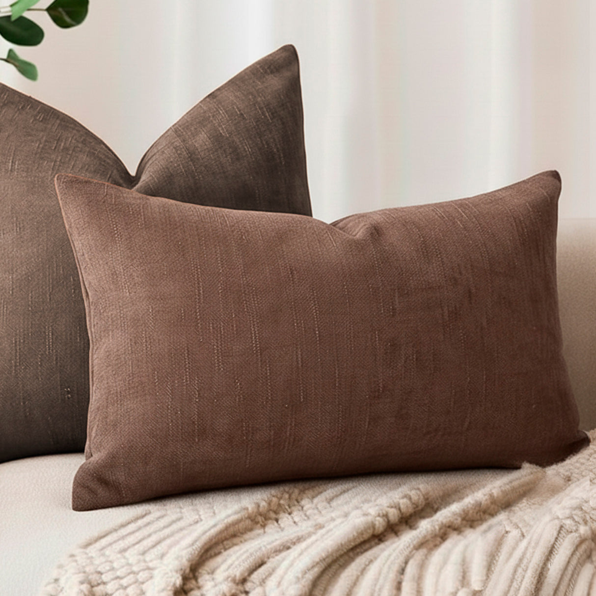 Funda de Cojín Chenilla