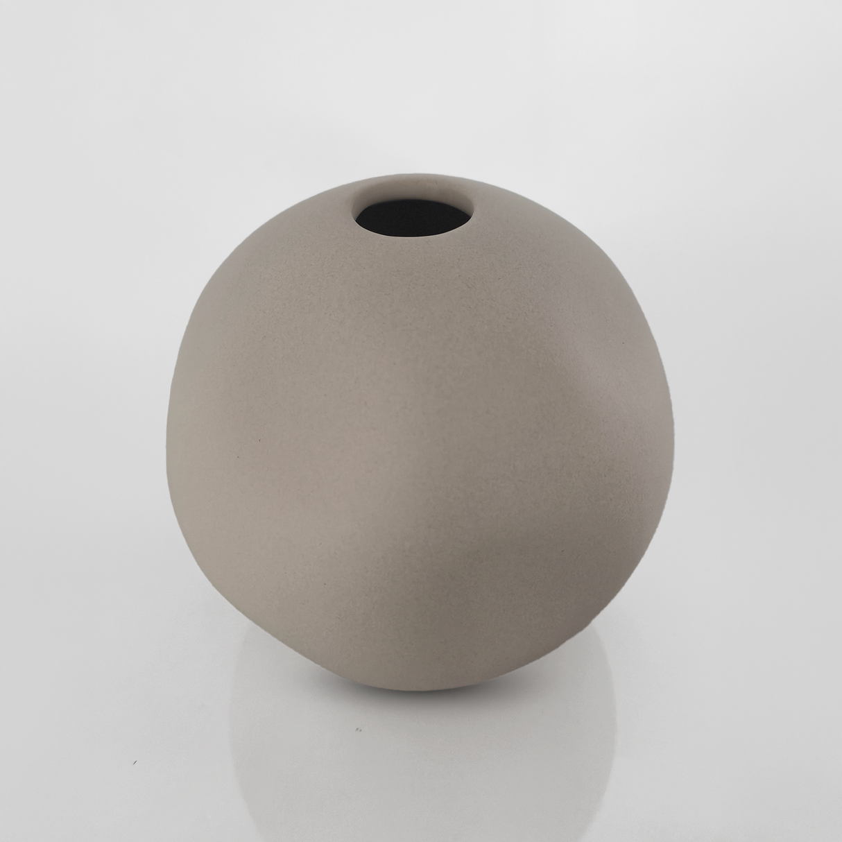 Jarrón de Cerámica Redondo Minimalista