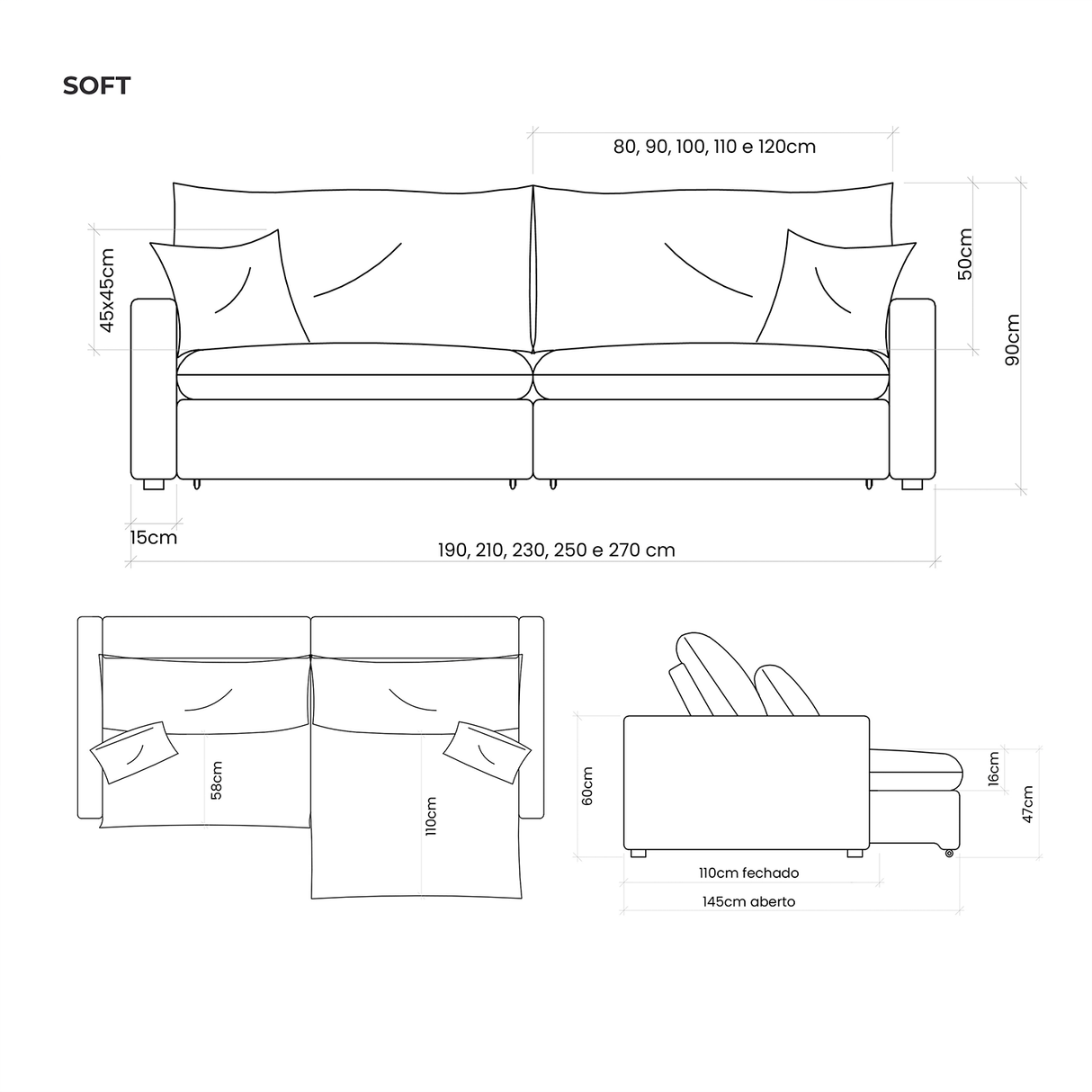 Sofá Cama Soft