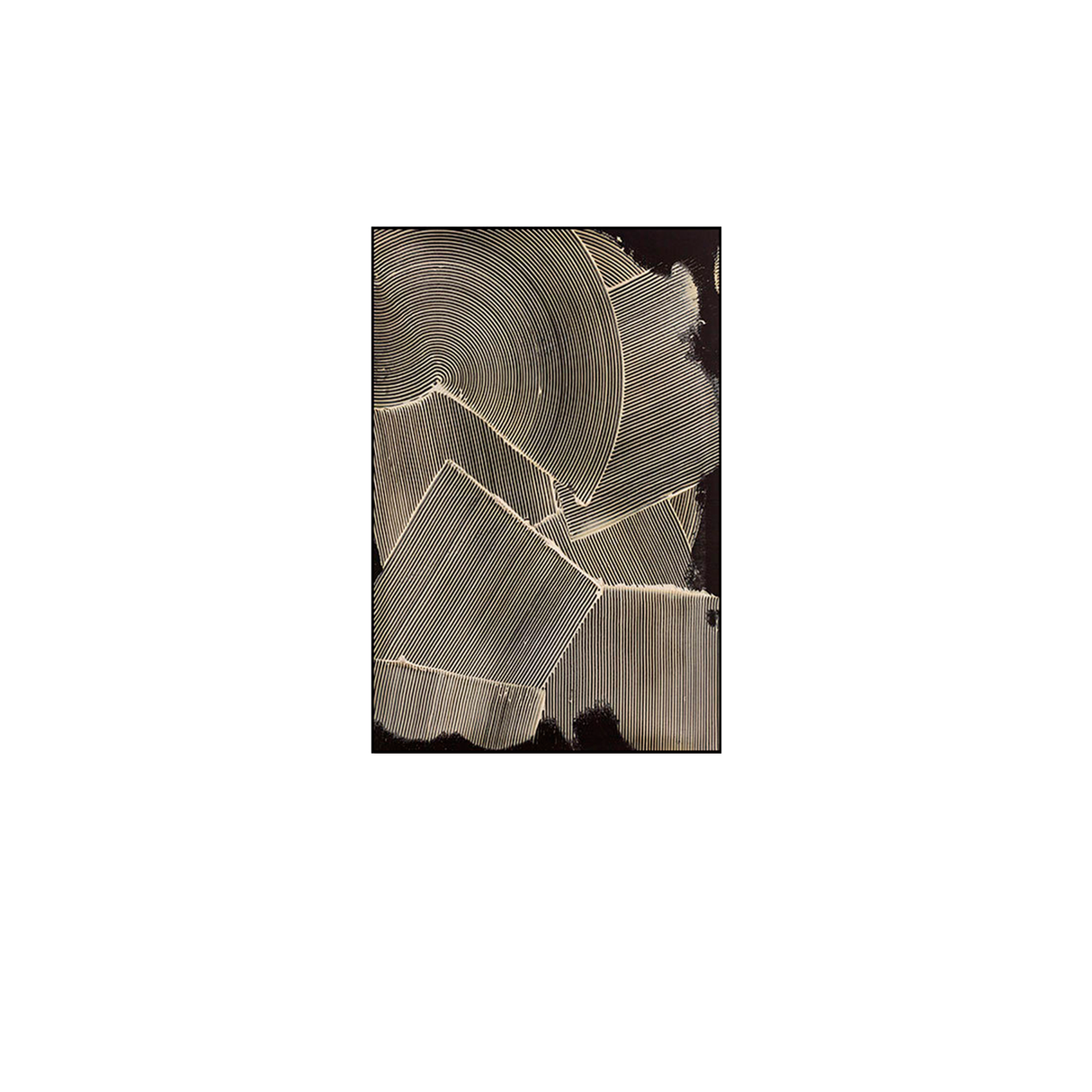 Cuadro Decorativo Abstracto Líneas Bihua