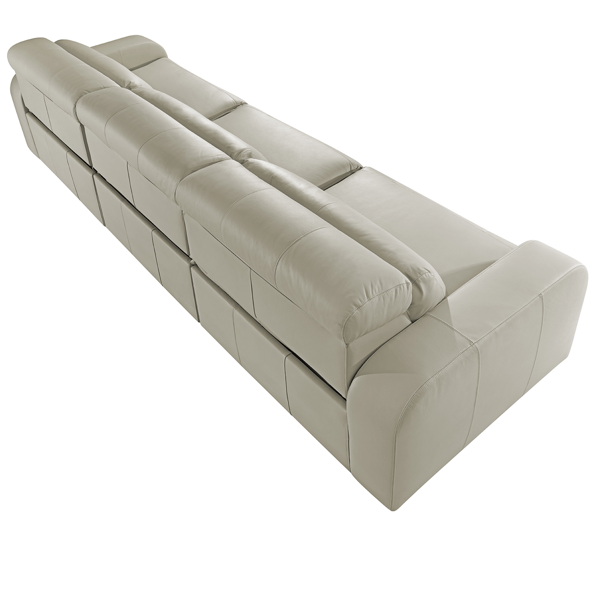 Sofá de Cuero Trivor Reclinable y Extensible