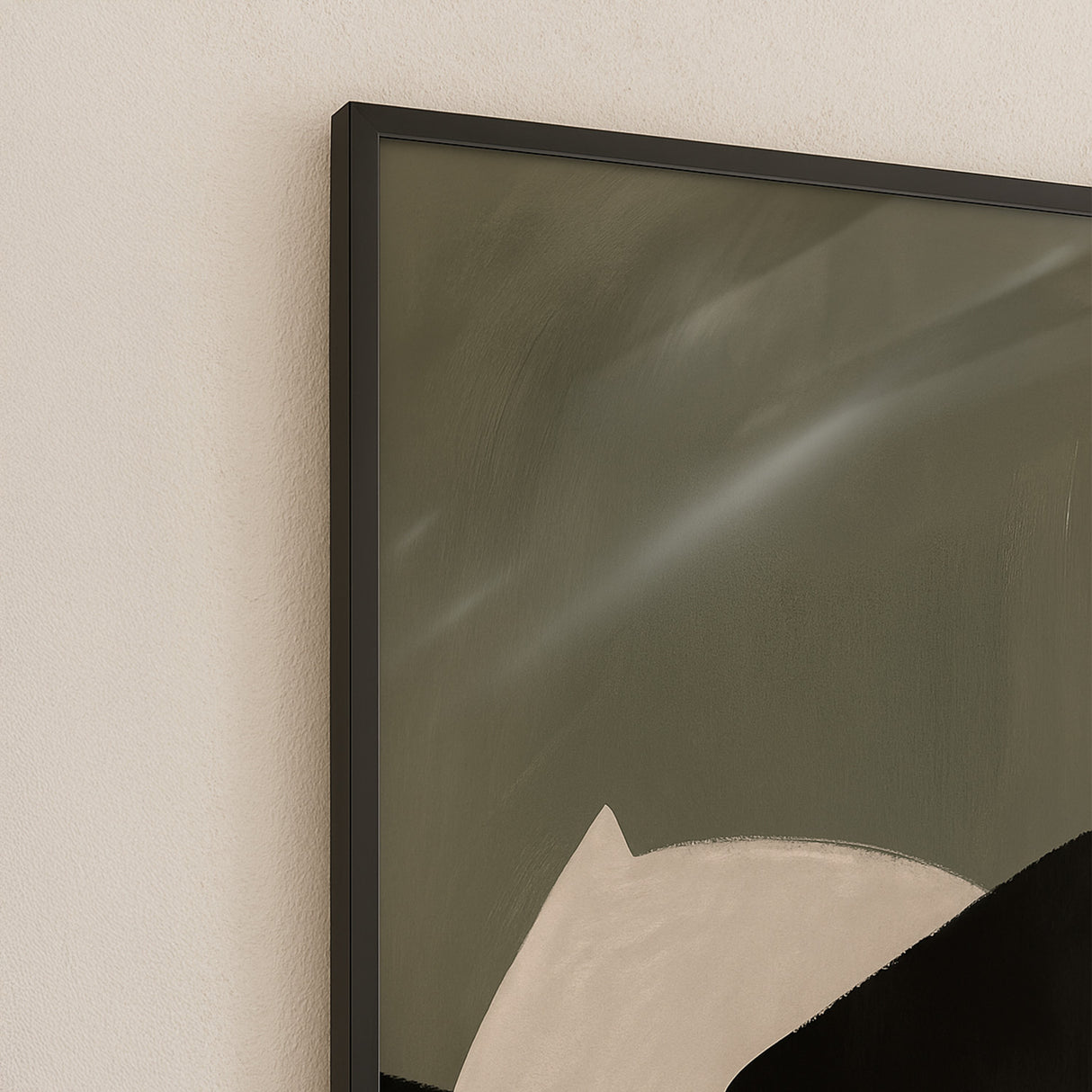 Cuadro caballos abstracto