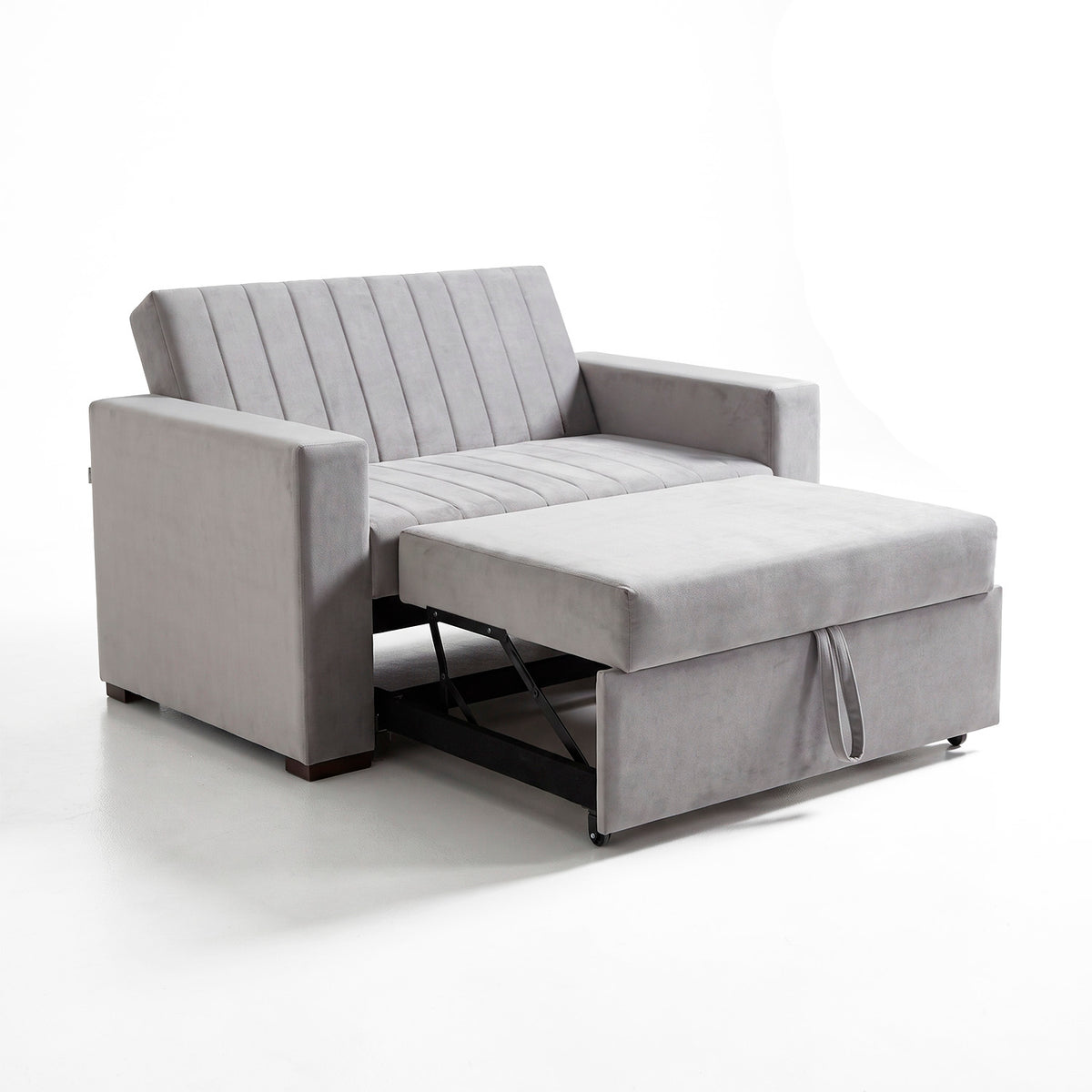 Sofá Cama Málaga 1.30 Metros / Gray 2341 Stock