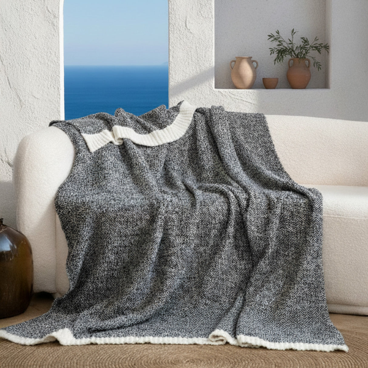 Manta Nórdica con Borde