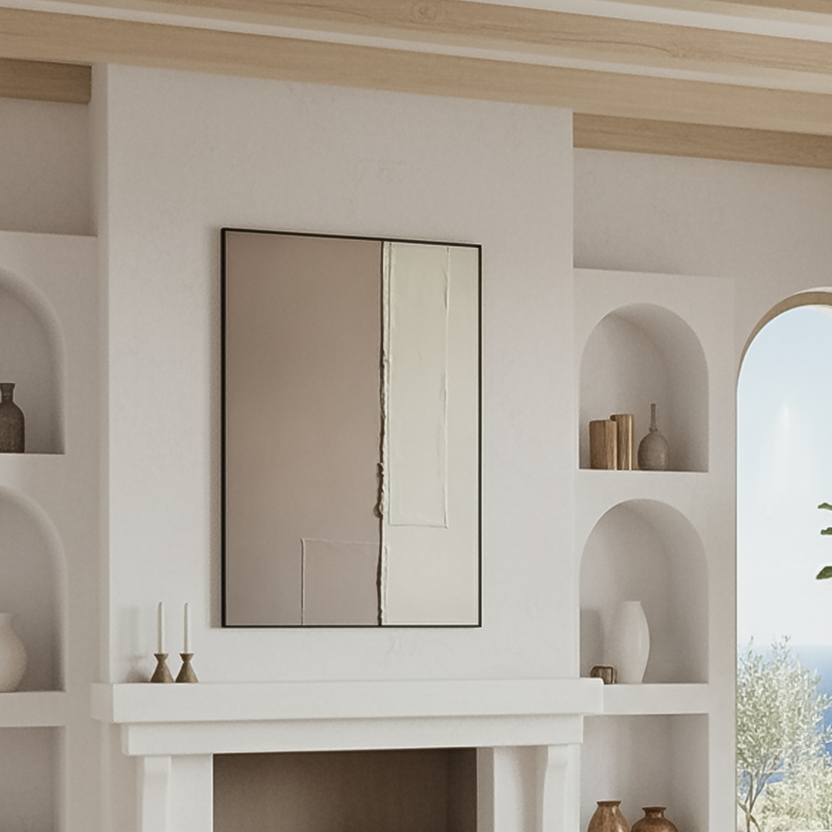 Cuadro minimalista beige