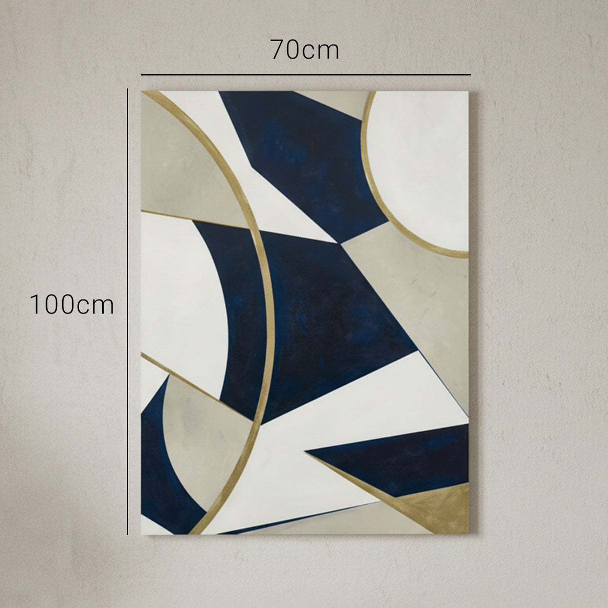 Cuadro abstracto geométrico