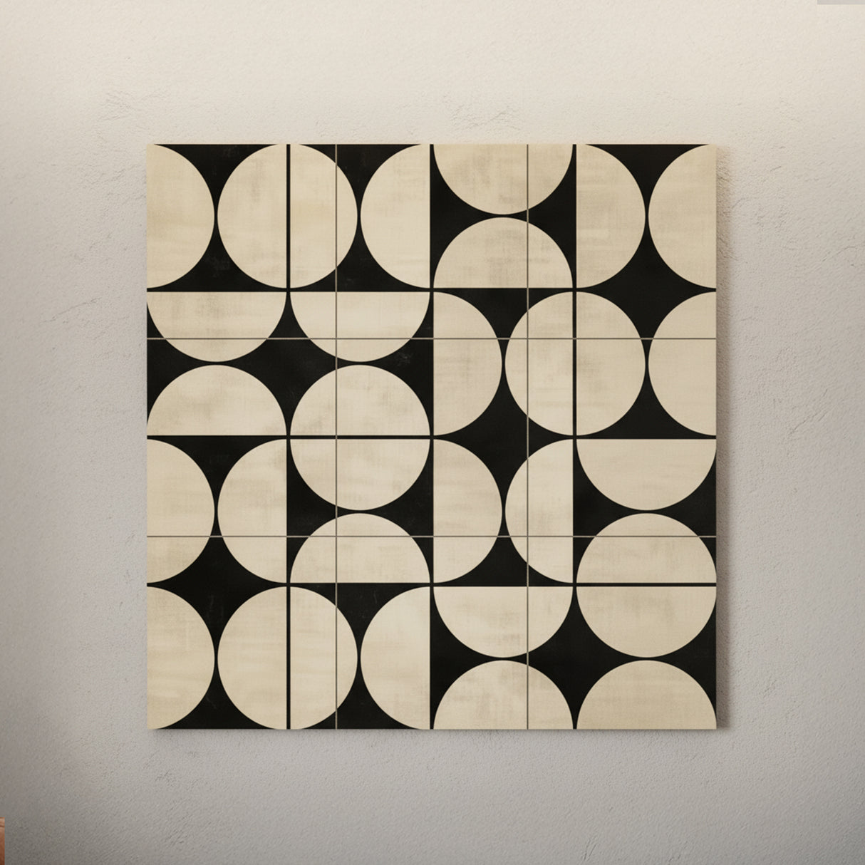 Cuadro circular geométrico