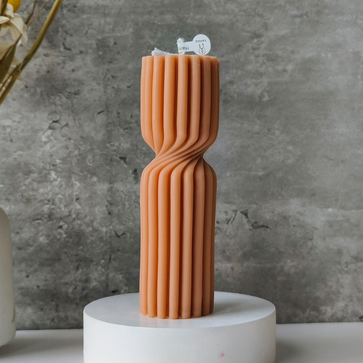 Vela de Cera Europea Marrón