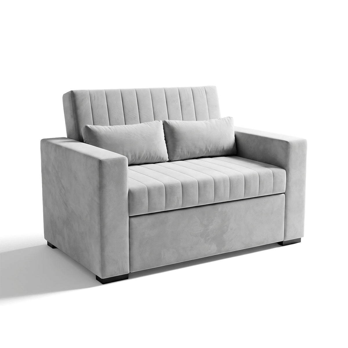 Sofá Cama Málaga 1.30 Metros / Gray 2341 Stock