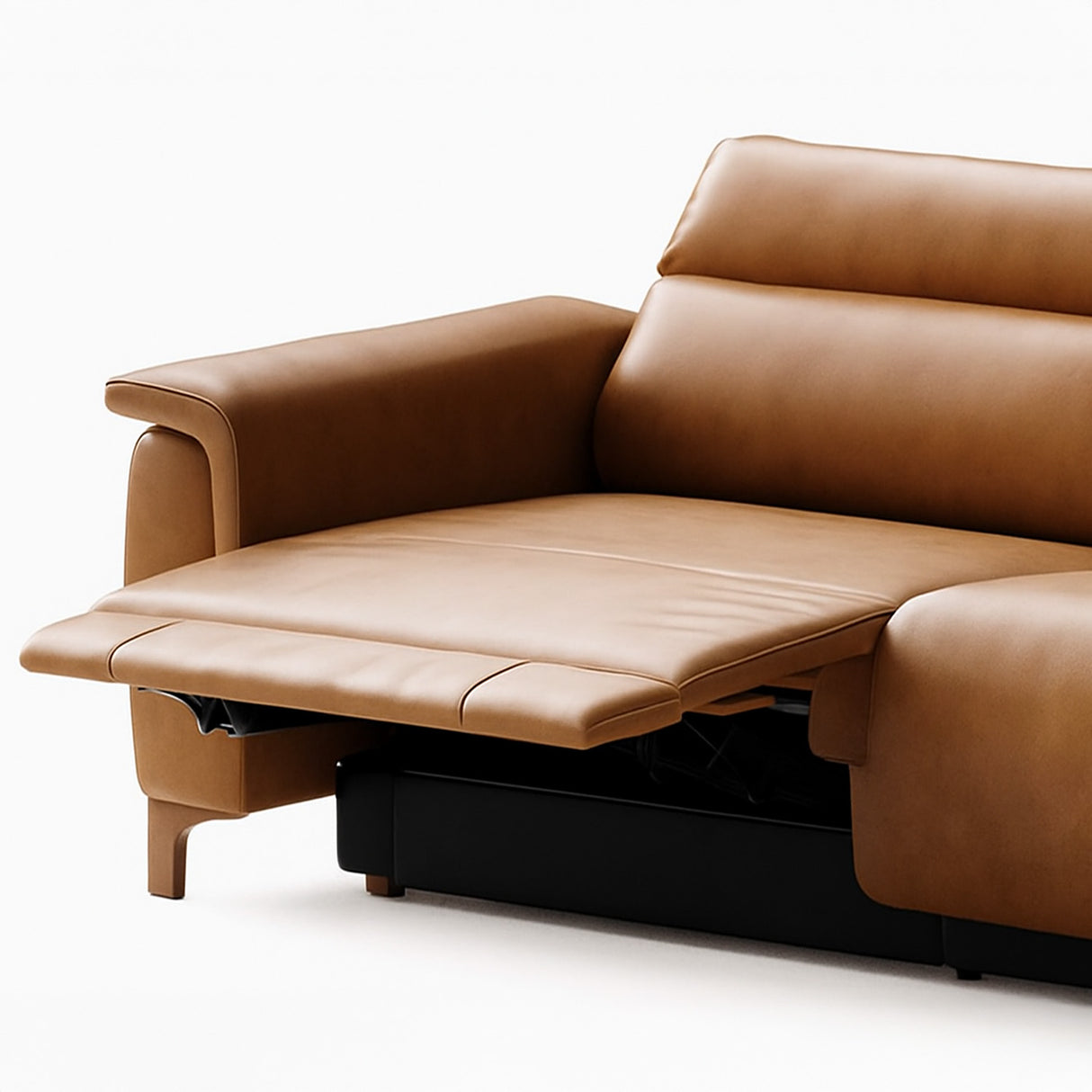 Sofá de Cuero Reboot Extensible y Reclinable