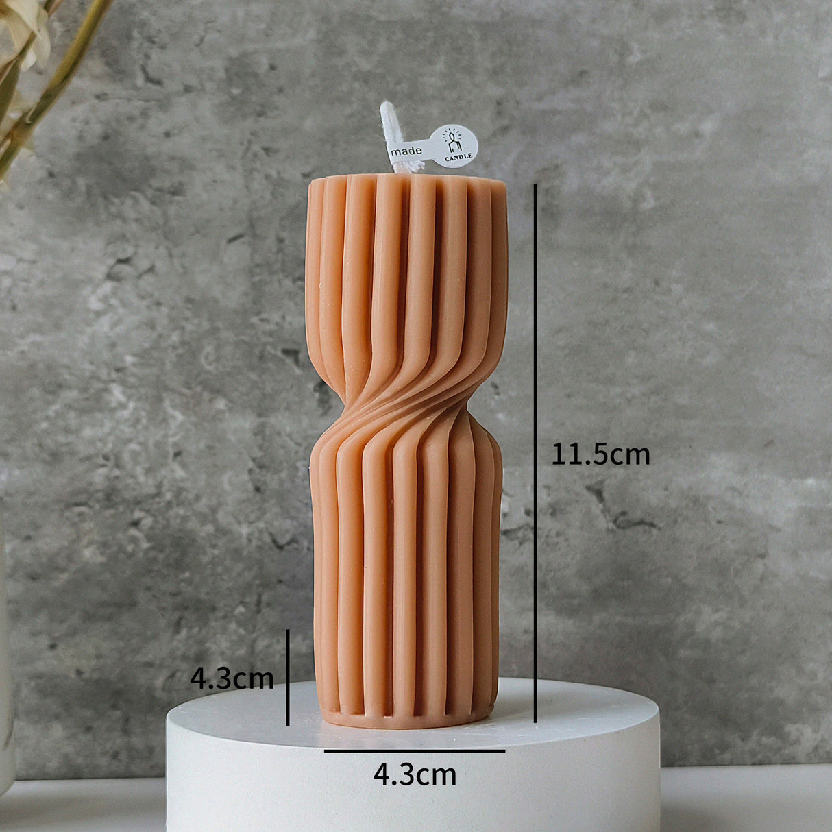 Vela de Cera Europea Marrón