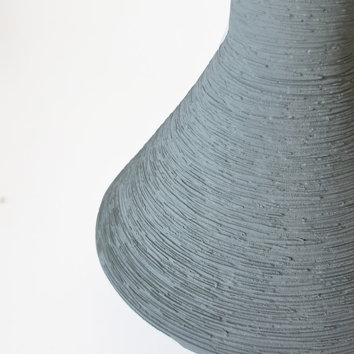 Florero Azul Grisáceo Mediano