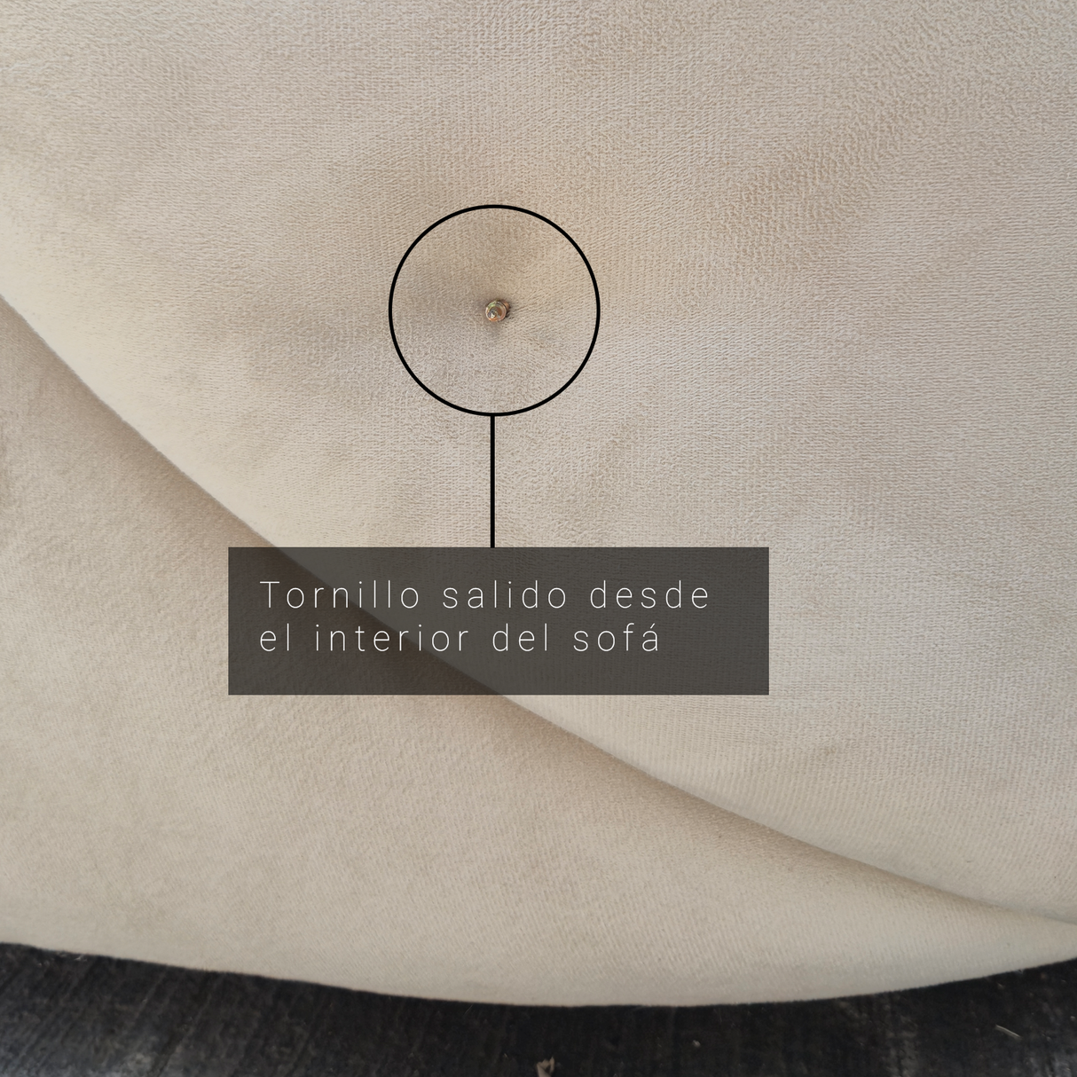 Sofá Pluma 1.80MT 63 Outlet S/CAMBIO NI DEVOLUCIÓN