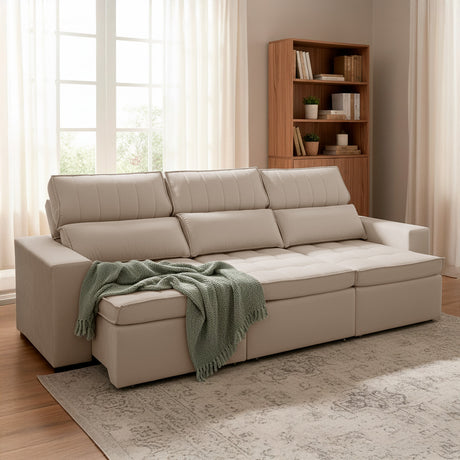 Sofá extensible y reclinable toquio 3 cuerpos