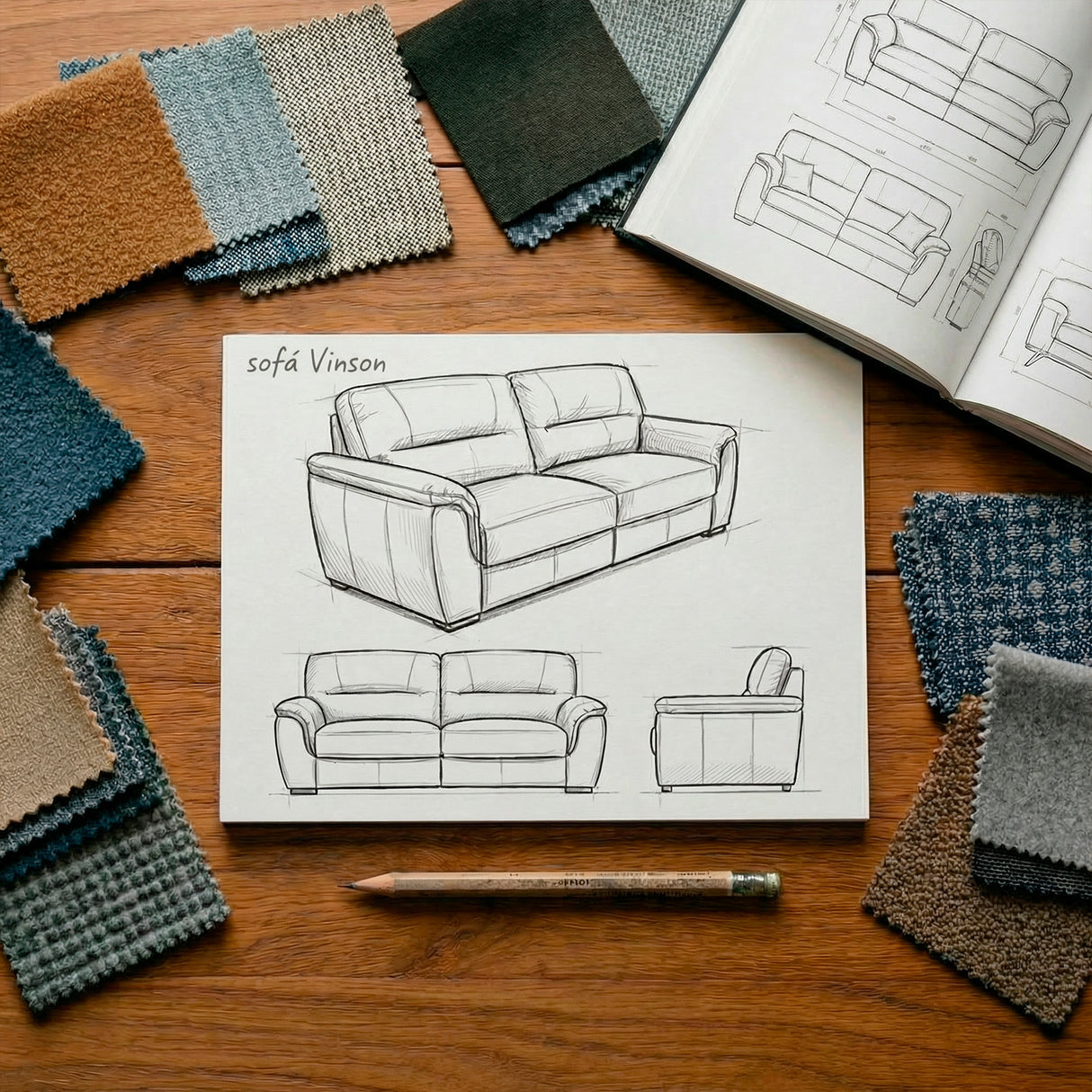 Sofá de Cuero Vinson