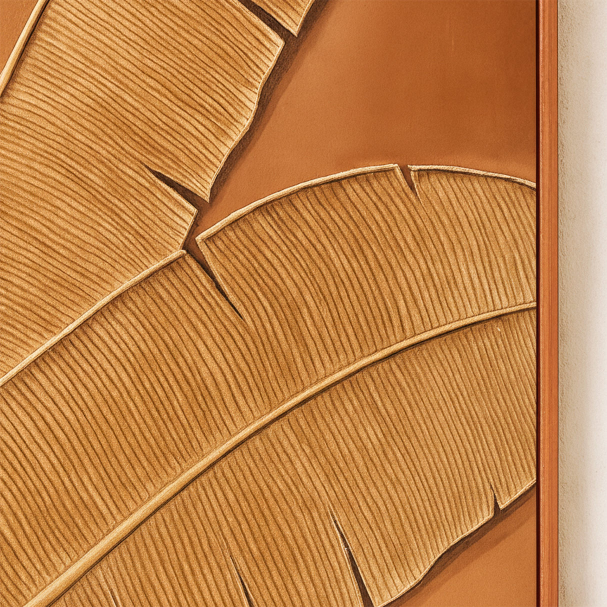 Cuadro natural plumas 3 set