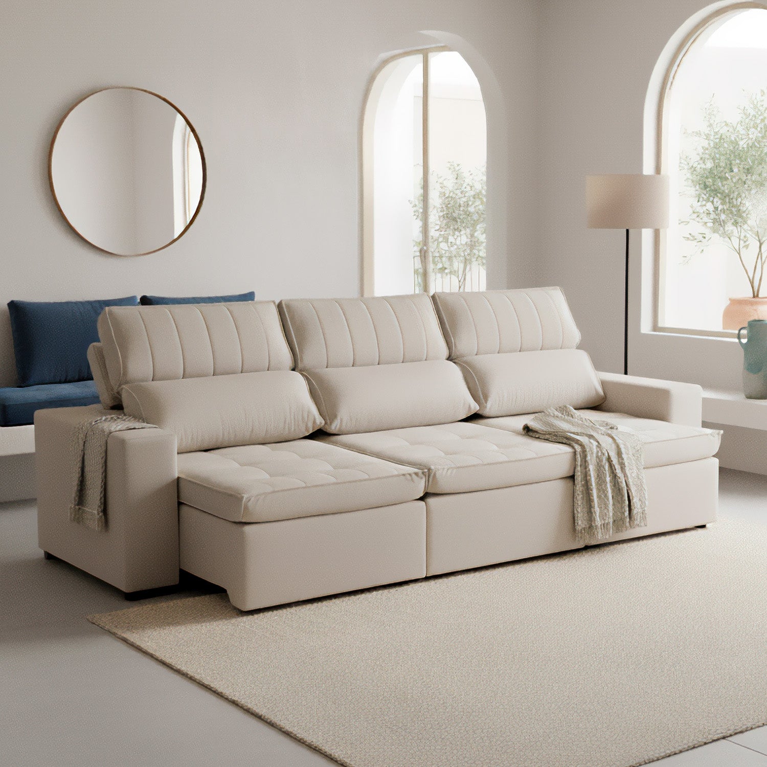 Sofá Reclinable y Extensible Toquio