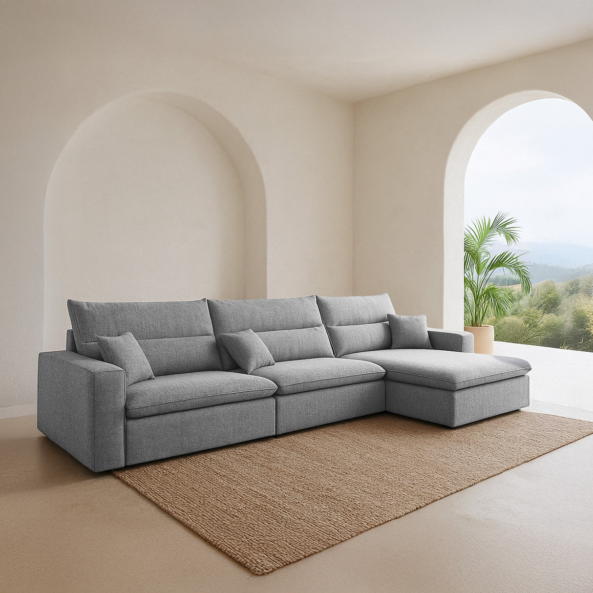 Sofá Extensible y reclinable Milanoh