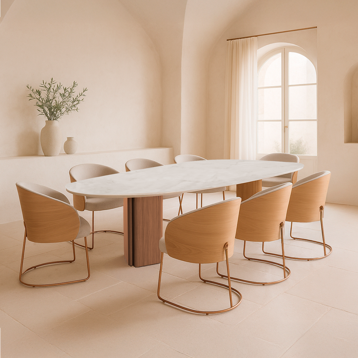 Mesa Isis y Poltrona Elisa