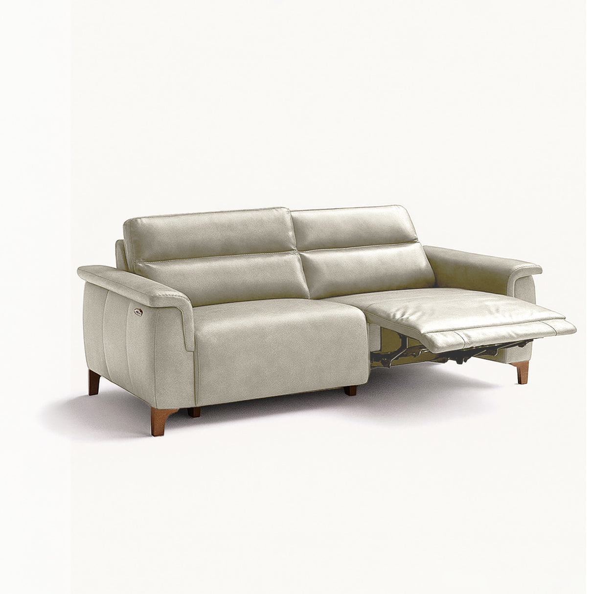 Sofá de Cuero Reboot Extensible y Reclinable