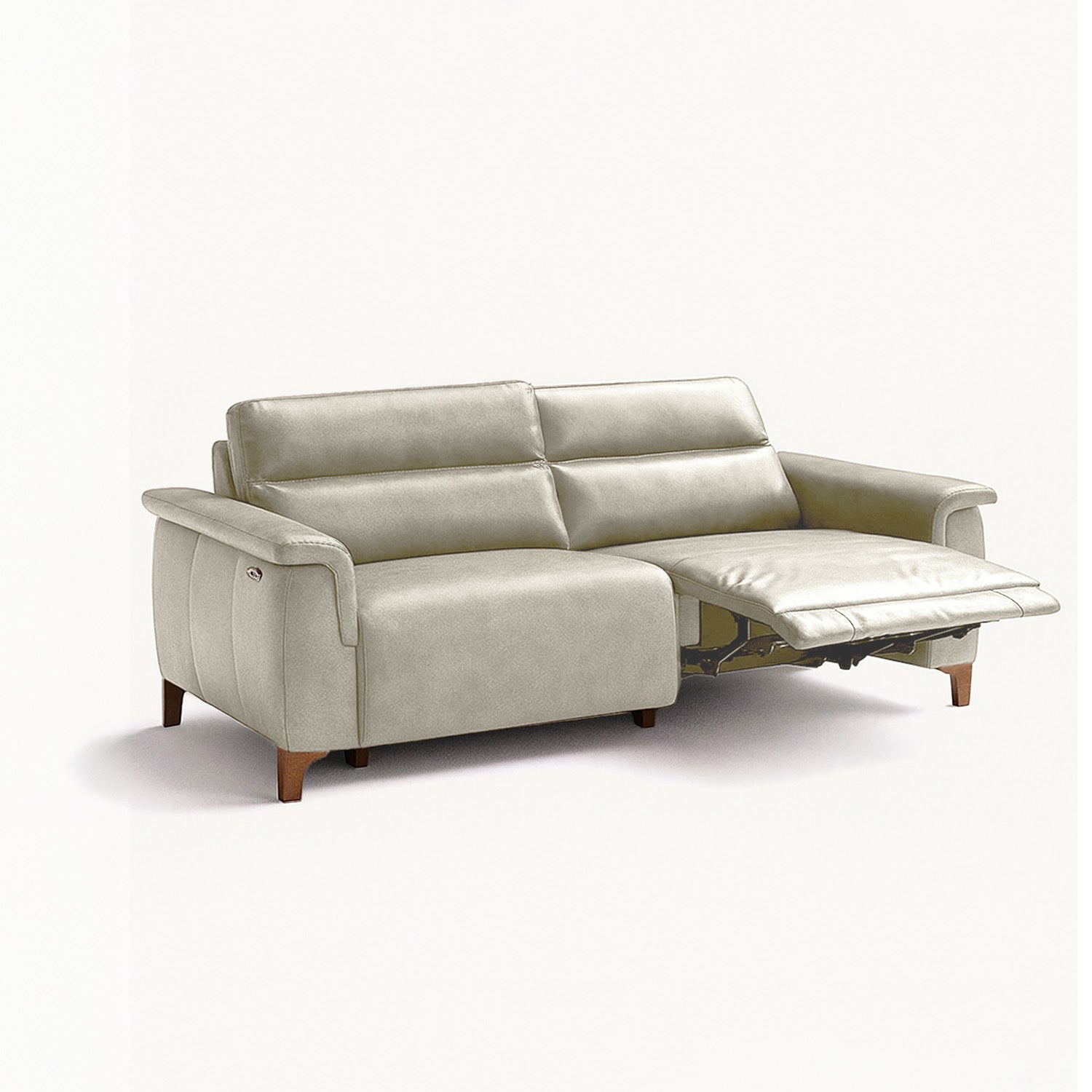 Sofá de Cuero Reboot Extensible y Reclinable
