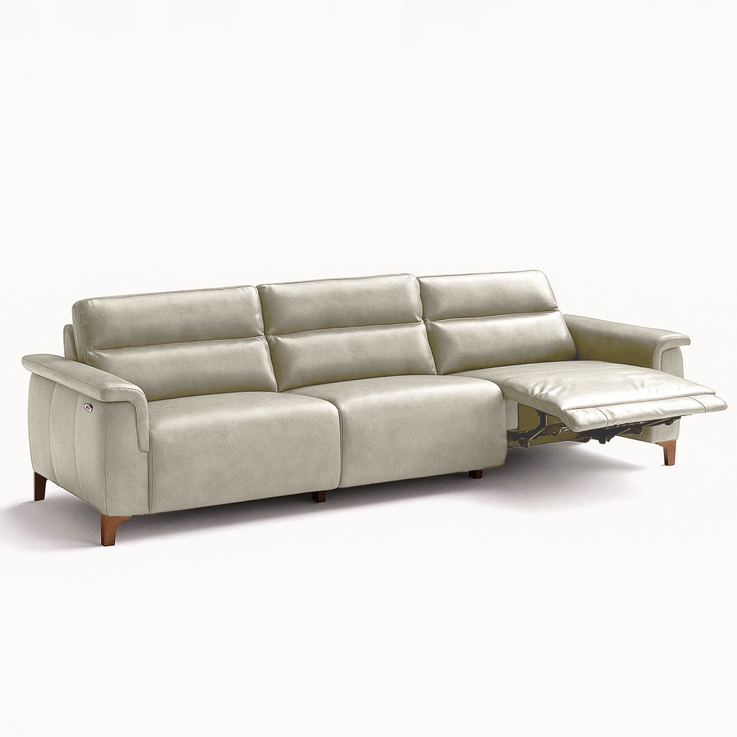 Sofá de Cuero Reboot Extensible y Reclinable