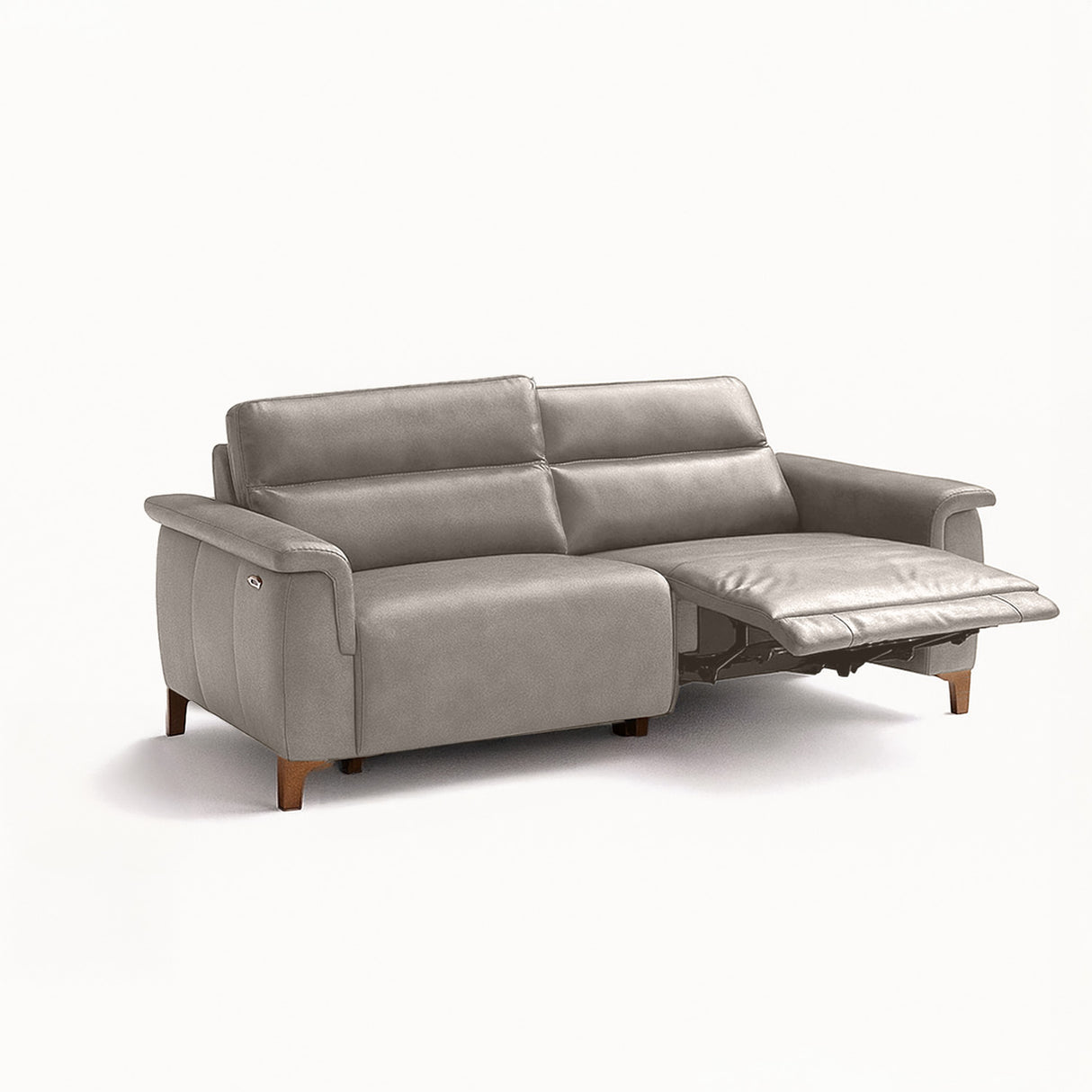 Sofá de Cuero Reboot Extensible y Reclinable