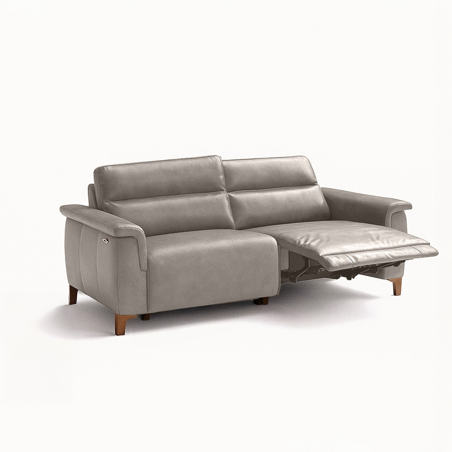 Sofá de Cuero Reboot Extensible y Reclinable