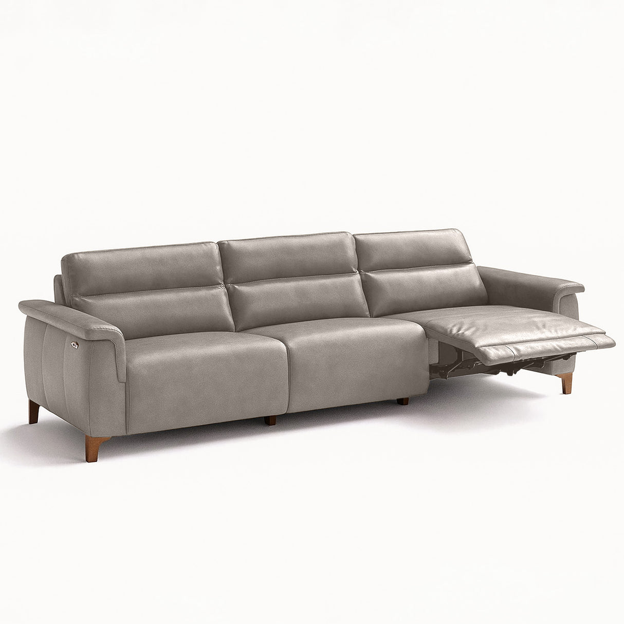 Sofá de Cuero Reboot Extensible y Reclinable