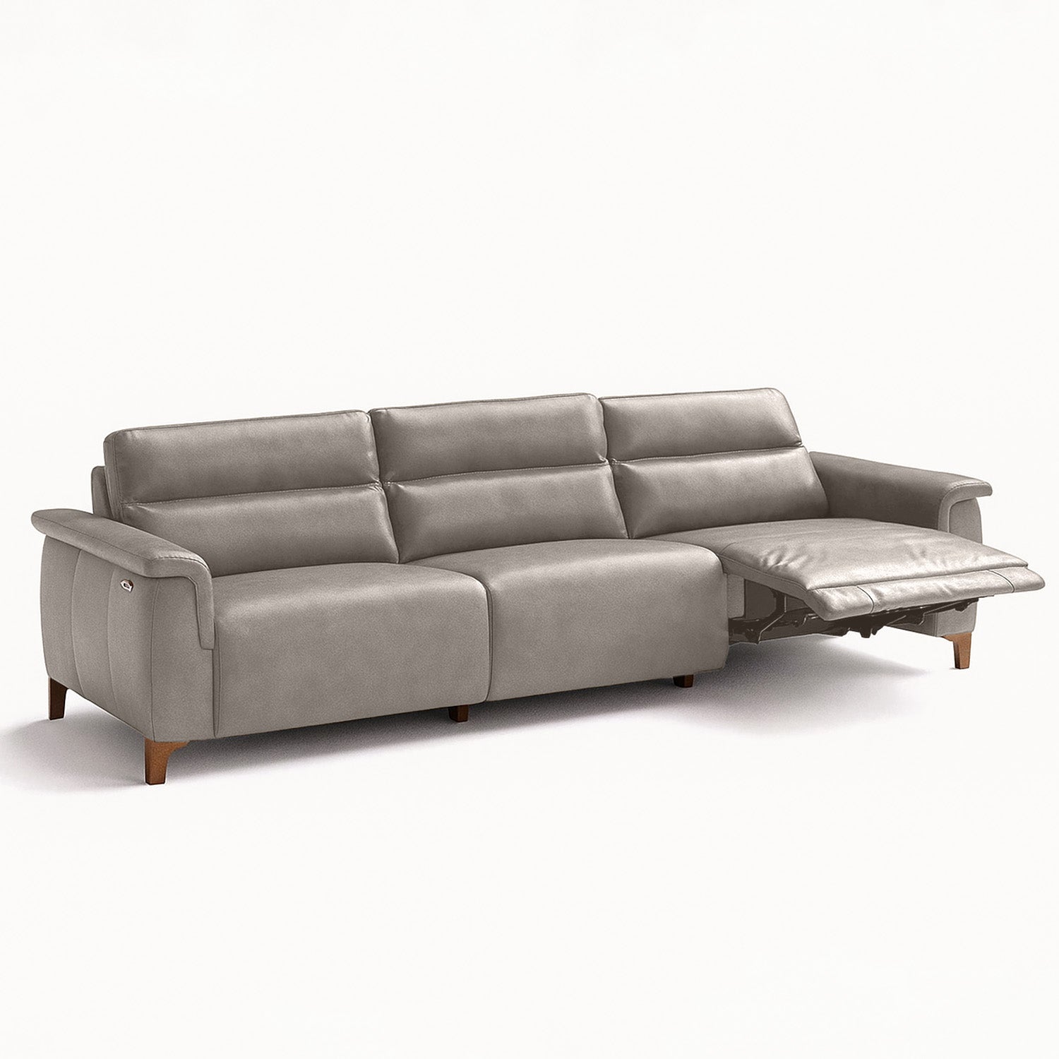 Sofá de Cuero Reboot Extensible y Reclinable