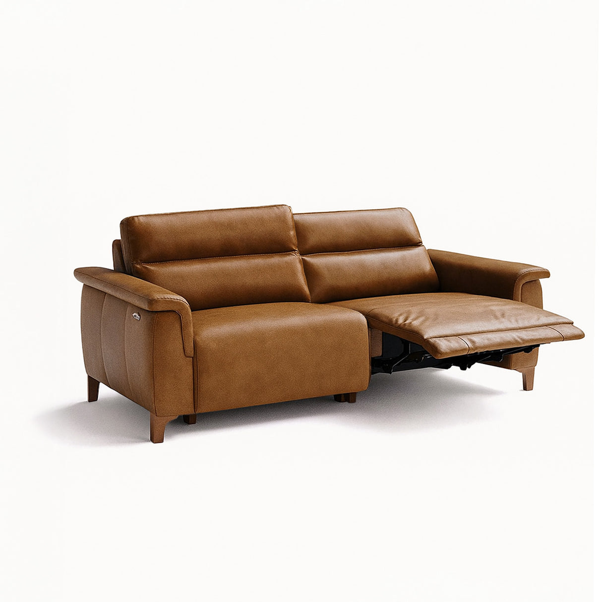 Sofá de Cuero Reboot Extensible y Reclinable