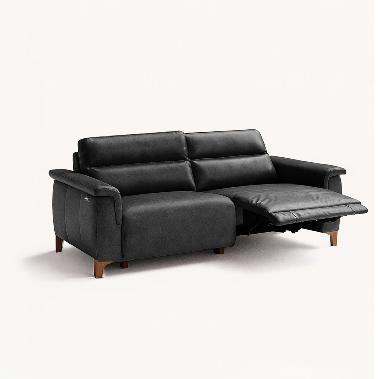 Sofá de Cuero Reboot Extensible y Reclinable