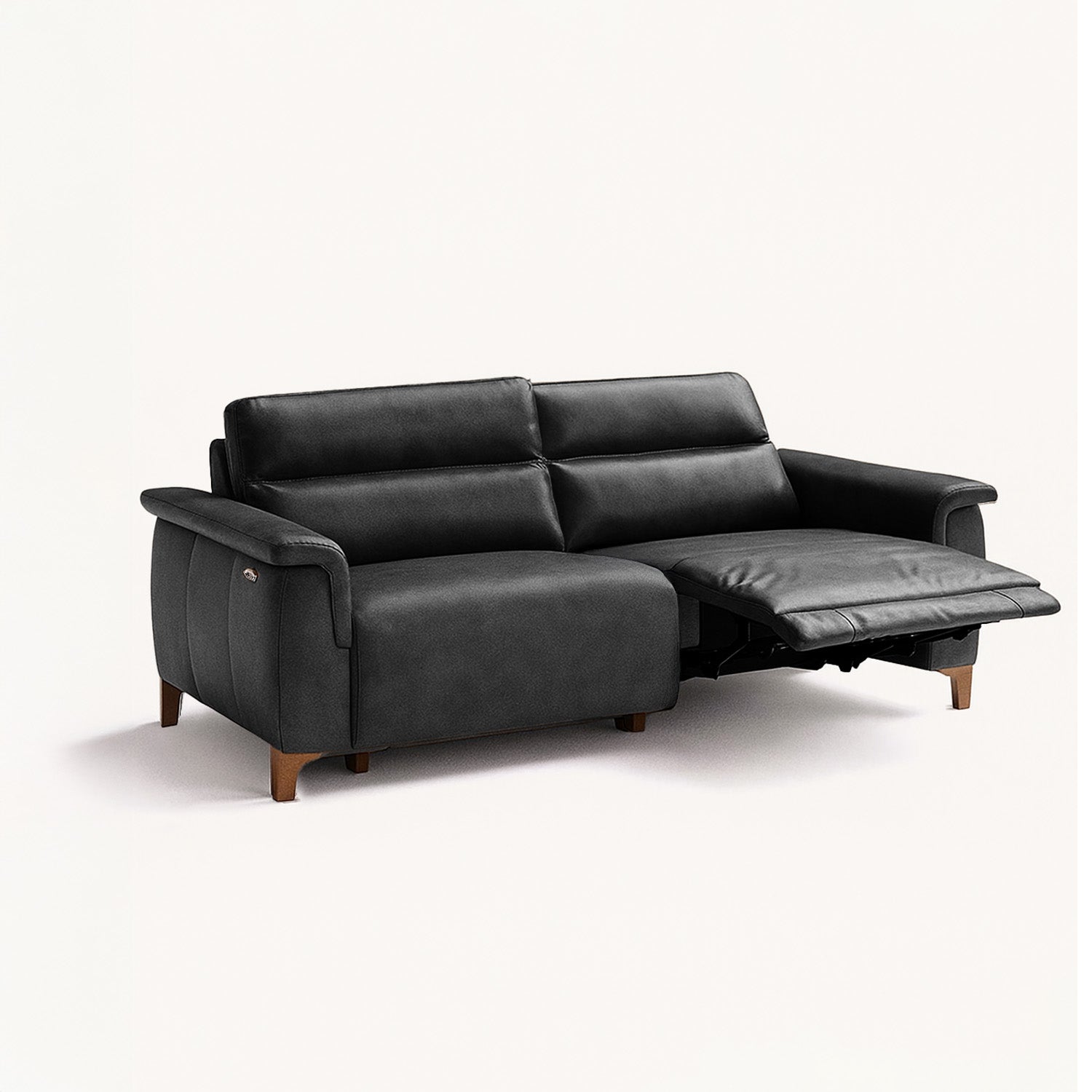 Sofá de Cuero Reboot Extensible y Reclinable