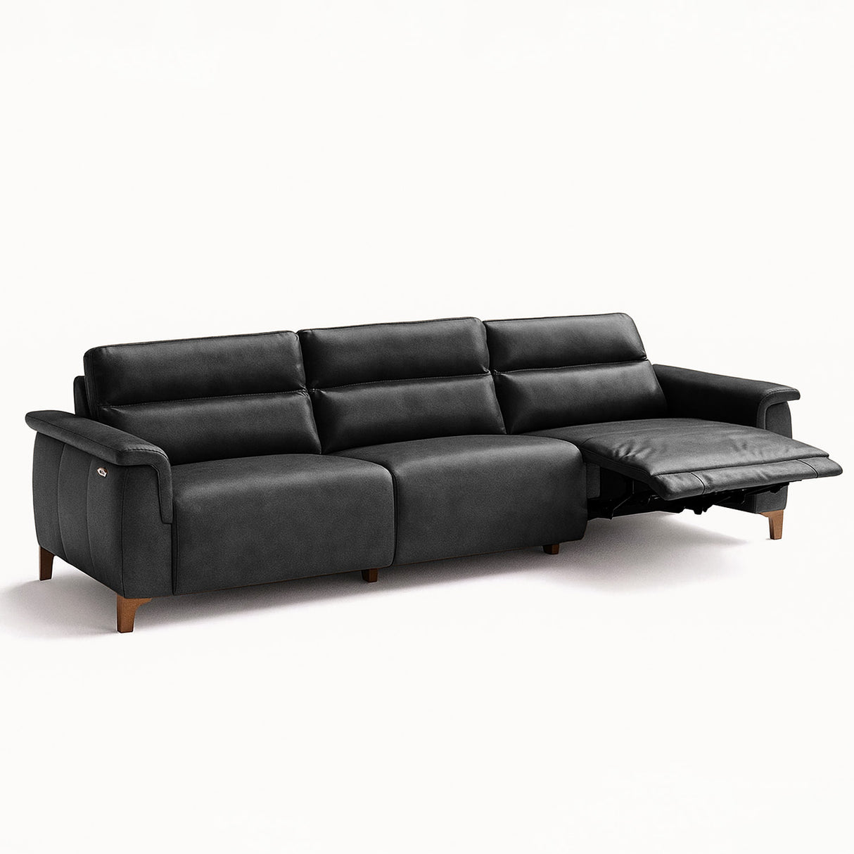 Sofá de Cuero Reboot Extensible y Reclinable