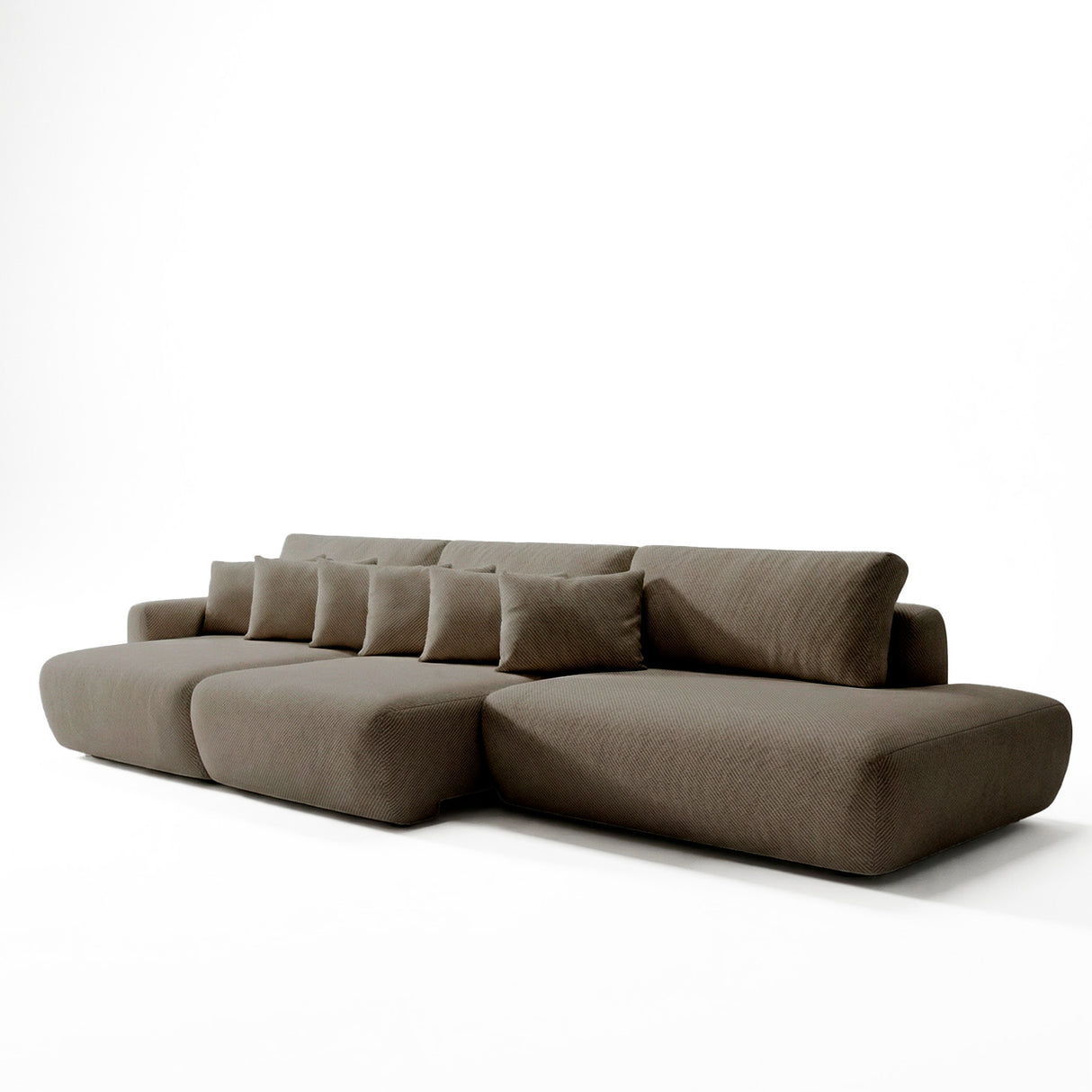 Sofá extensible Solana con pouf